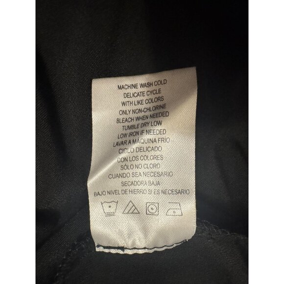 Nina Leonard Black & White‎ Cold Shoulder Dress +Pockets Size 3X 22 24 Plus Size - Picture 7 of 7